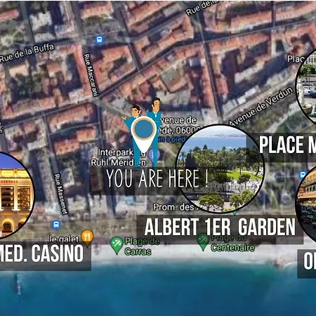 아파트 Nestor&jeeves - 1er Design - Hyper Center - Very Close Sea And Pedestrian Zone 니스